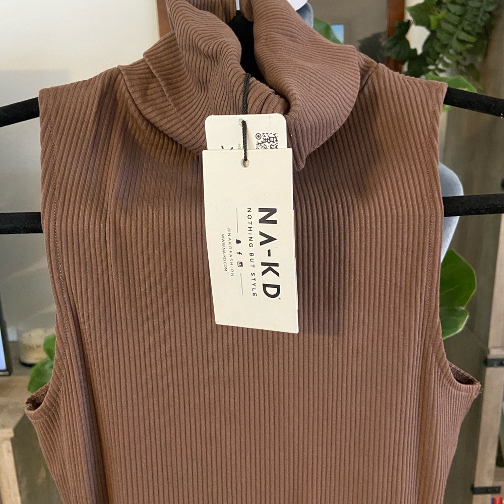 Ribbed Turtle Neck Mini - image 4